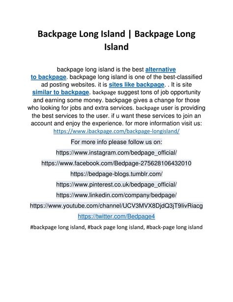 li backpage|long island for sale